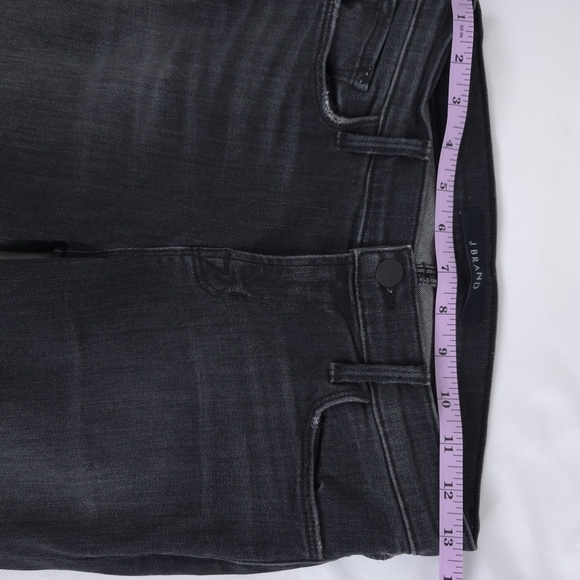 J Brand Affray Asymetric Hem Busted Knee Jeans 26 - Picture 4 of 11